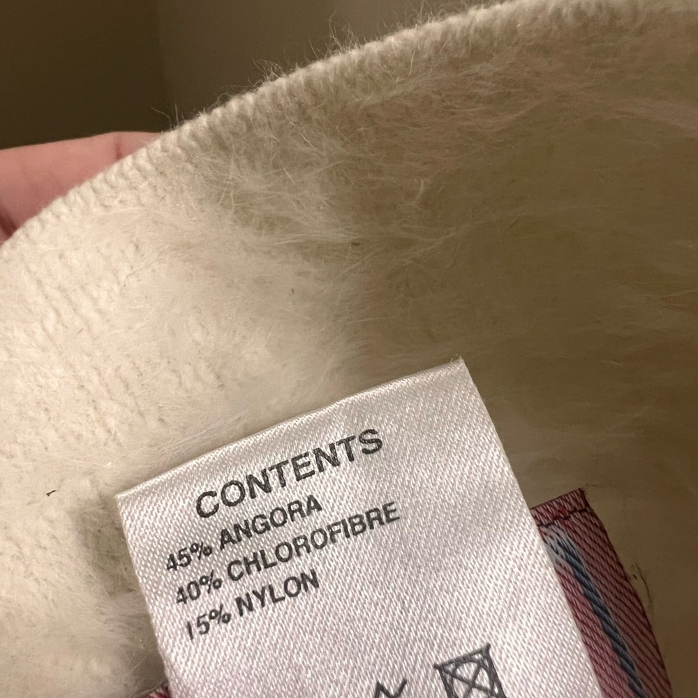 Kangol Cream Fuzzy Bucket Hat - Picture 4 of 4